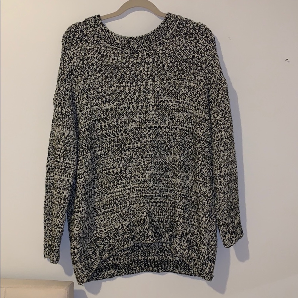 Black and White Sweater